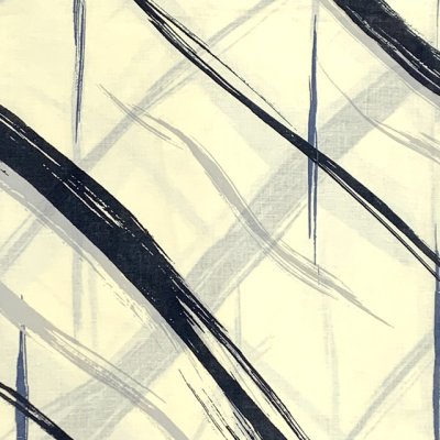 画像3: メンズ 浴衣 男性用浴衣 平織 紳士浴衣 M/L/LLサイズ【生成り、筆線】