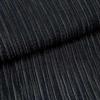 画像4: メンズ 浴衣セット 男性用浴衣 綿麻 しじら織 紳士浴衣 M/L/LLサイズ 角帯 雪駄の３点セット【黒系、線】