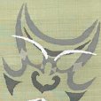 画像4: 正絹 半幅帯 手織り細帯 小袋帯 夏帯 細帯 日本製【淡抹茶、隈取】 (4)