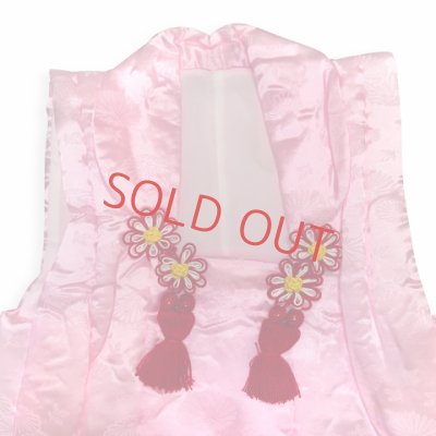 画像2: 【訳あり】七五三 3歳女の子用 日本製の被布コート 合繊 (単品)【ピンク】