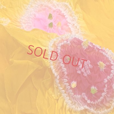 画像6: 女の子浴衣 へこ帯セット 90サイズ こども浴衣 絞り染め兵児帯 セット【群青、ひまわり】