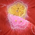 画像6: 女の子浴衣 へこ帯セット 90サイズ こども浴衣 絞り染め兵児帯 セット【白系、花火】