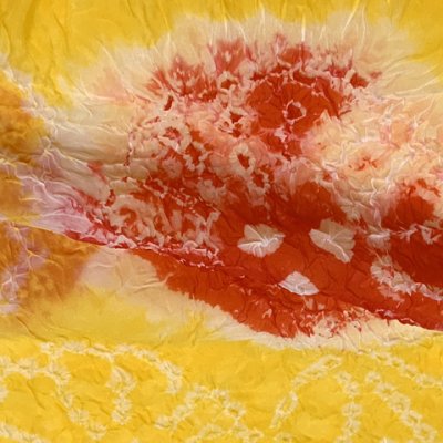 画像6: ≪新古品≫ 子供浴衣セット 女の子用　110サイズ レトロでシンプルな子ども浴衣と兵児帯のセット【白系、とんぼ】