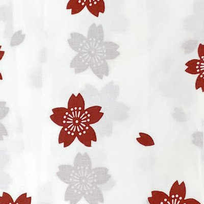 画像3: ≪新古品≫ 子供浴衣セット 女の子用　120サイズ レトロでシンプルな子ども浴衣と兵児帯のセット【白系、桜】