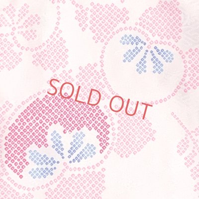 画像7: 七五三 3歳 着物 セット 女の子 被布セット 古典柄の被布コートセット【白ｘピンク、梅】