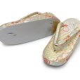 画像4: 七五三 はこせこセット 草履(21cm) バッグ 筥迫 帯締め 扇子 平簪 7歳 女の子【白銀系、華様紋】
