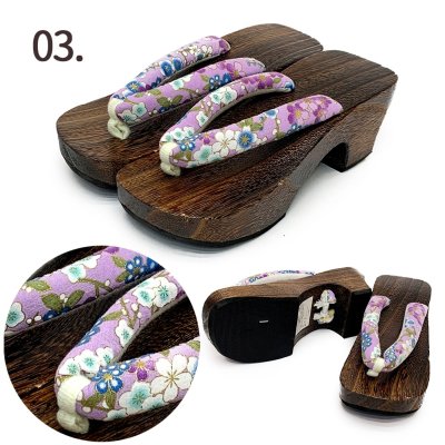 画像4: 【ちょっと訳あり】下駄 ジュニア 女子用 22cm／23cm お洒落なサンダル風下駄【選べる5種類】