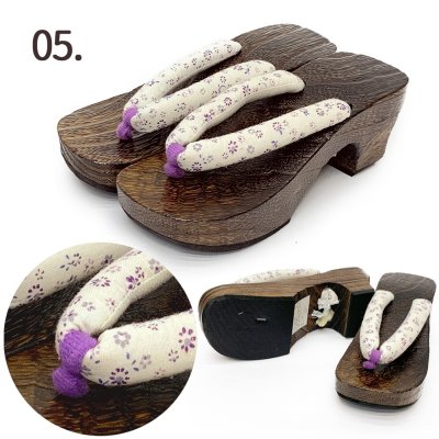 画像6: 【ちょっと訳あり】下駄 ジュニア 女子用 22cm／23cm お洒落なサンダル風下駄【選べる5種類】