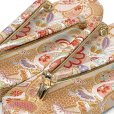 画像2: 子供草履 七五三 京都西陣 3歳 7歳 女の子 金襴生地 草履 16.5cm/18.0cm/21.0cm【白金系、古典柄】 (2)