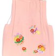 画像3: 【アウトレット 美品】 被布 単品 七五三 3歳 女の子 表地正絹 友禅 被布コート【ピンク、鈴】 (3)