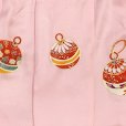 画像5: 【訳あり】　被布コート 単品 七五三 3歳 女の子 表地正絹 友禅 被布着【ピンク、鈴】