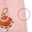 画像6: 【訳あり】　被布コート 単品 七五三 3歳 女の子 表地正絹 友禅 被布着【ピンク、鈴】