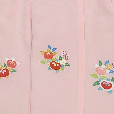 画像5: 【アウトレット 美品】 被布 単品 七五三 3歳 女の子 表地正絹 友禅 被布コート【ピンク、橘と桐】