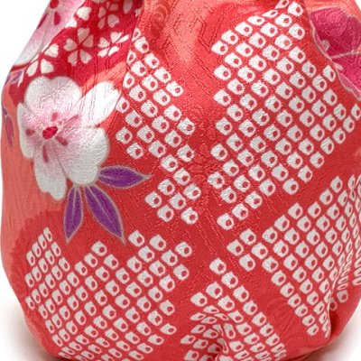 画像2: 七五三 3歳 女の子 巾着 和柄巾着 こどもきんちゃく 単品【ピンク、桜爛漫】
