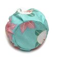 画像3: 七五三 3歳 女の子 巾着 和柄巾着 こどもきんちゃく 単品【水色、梅と鞠】 (3)