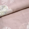 画像3: 洗える着物 絽 駒絽 小紋 夏物 夏きもの レディース Lサイズ【薄ピンク、雪輪】 (3)