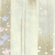 画像2: 洗える着物 絽 駒絽 小紋 夏物 着物 夏きもの レディース Lサイズ【クリーム系、桔梗】 (2)