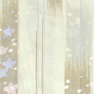 画像2: 洗える着物 絽 駒絽 小紋 夏物 着物 夏きもの レディース Lサイズ【クリーム系、桔梗】