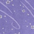 画像2: 洗える着物 絽 駒絽 小紋 夏物 着物 夏きもの レディース Lサイズ【紫、桜】 (2)