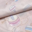 画像3: 洗える着物 絽 駒絽 小紋 夏物 着物 夏きもの レディース Mサイズ【ピンク、駒】 (3)