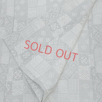 画像4: 洗える着物 小紋 紗 夏着物 単品 レディース 仕立て上がり 着物 Lサイズ【グレー系、小紋アラカルト】