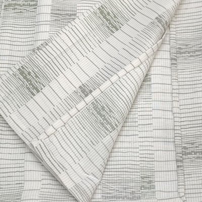 画像4: 洗える着物 小紋 紗 夏着物 単品 レディース 仕立て上がり 着物 Mサイズ【生成り系、変わり横縞】