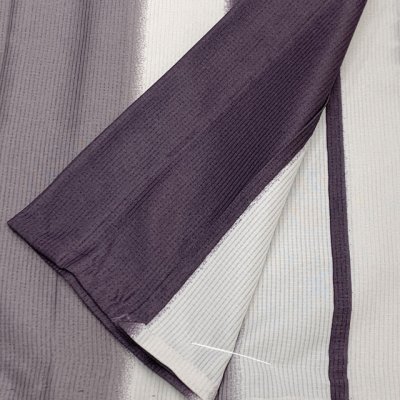 画像4: 洗える着物 小紋 紗 夏着物 単品 レディース 仕立て上がり 着物 Mサイズ【紫系ぼかし】