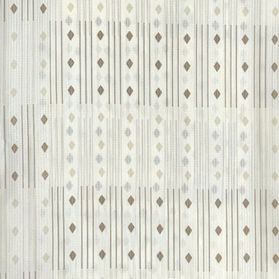 画像2: 夏の二部式着物 洗える着物 紗 小紋柄の着物 Lサイズ【生成り系、紬風菱柄】