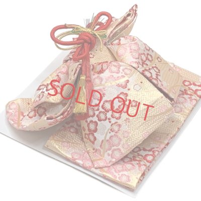 画像7: 七五三 着物 フルセット 2025年新作 ７歳 女の子 古典柄のお祝い着と結び帯＆箱せこセット 合繊【茄子紺色、雪輪と八重桜】