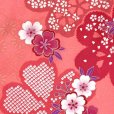 画像3: 七五三 着物 7歳 女の子 フルセット 古典柄 総柄の子供着物セット 合繊【ピンク、桜】