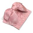 画像2: 【アウトレット 美品！】 浴衣帯 レディース 小袋帯の作り帯 単品 結び帯【ピンク、桜】 (2)