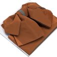 画像2: 【アウトレット 美品！】 浴衣帯 レディース 小袋帯の作り帯 単品 結び帯【茶色】 (2)