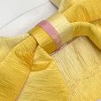 画像3: 【訳あり品！】 浴衣 作り帯 レディース 大人 浴衣帯 つくり帯 簡単 単品【黄色ぼかし・桜】 (3)