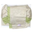 画像1: 【訳あり品！】 浴衣 作り帯 レディース 大人 浴衣帯 つくり帯 簡単 単品【生成り・黄緑・桜】 (1)