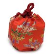 画像2: 七五三 子供草履＆巾着 2点セット 高級 京都西陣 3歳 7歳 女の子  草履 16.5cm/18.0cm/21.0cm【朱赤、束ね熨斗】