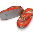 画像8: 七五三 子供草履＆巾着 2点セット 高級 京都西陣 3歳 7歳 女の子  草履 16.5cm/18.0cm/21.0cm【朱赤、束ね熨斗】