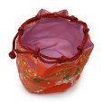 画像5: 七五三 子供草履＆巾着 2点セット 高級 京都西陣 3歳 7歳 女の子  草履 16.5cm/18.0cm/21.0cm【朱赤、鞠と籠目】