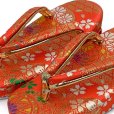 画像7: 七五三 子供草履＆巾着 2点セット 高級 京都西陣 3歳 7歳 女の子  草履 16.5cm/18.0cm/21.0cm【朱赤、鞠と籠目】