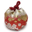 画像2: 七五三 子供草履＆巾着 2点セット 高級 京都西陣 3歳 7歳 女の子  草履 16.5cm/18.0cm/21.0cm【白系ｘ赤系、梅】