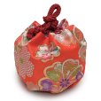 画像2: 七五三 子供草履＆巾着 2点セット 高級 京都西陣 3歳 7歳 女の子  草履 16.5cm/18.0cm/21.0cm【朱赤、古典桜】