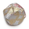 画像4: 七五三 子供草履＆巾着 2点セット 高級 京都西陣 3歳 7歳 女の子  草履 16.5cm/18.0cm/21.0cm【白銀系、七宝に菊】