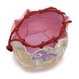 画像5: 七五三 子供草履＆巾着 2点セット 高級 京都西陣 3歳 7歳 女の子  草履 16.5cm/18.0cm/21.0cm【白銀系、七宝に菊】
