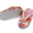 画像8: 七五三 子供草履＆巾着 2点セット 高級 京都西陣 3歳 7歳 女の子  草履 16.5cm/18.0cm/21.0cm【ピンク、流水に桜】