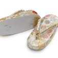 画像8: 七五三 子供草履＆巾着 2点セット 高級 京都西陣 3歳 7歳 女の子  草履 16.5cm/18.0cm/21.0cm【白金系、桜】