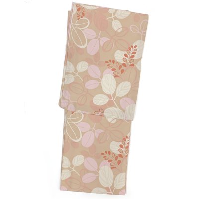 画像2: 洗える着物 小紋 袷 コーディネートセット RKブランド小紋と半幅帯作り帯セット 袷 フリーサイズ 肌着付き【ベージュ、萩】