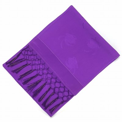 画像6: しごき 帯揚げ セット 七五三の着物に 子供用 正絹の志古貴と帯揚げセット【紫】