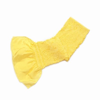 画像2: しごき 帯揚げ セット 七五三の着物に 子供用 志古貴(合繊)と帯揚げ(正絹)【レモン系】