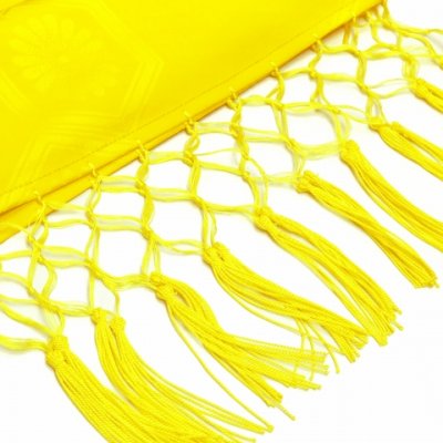 画像9: しごき 帯揚げ セット 七五三の着物に 子供用 志古貴(合繊)と帯揚げ(正絹)【レモン系】