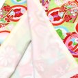 画像4: 七五三 着物 7歳 女の子 ”式部浪漫”ブランド 総柄(小紋柄)の着物 合繊【黄色、梅】 (4)