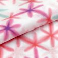画像4: 【訳あり】子供浴衣 “式部浪漫”ブランド 女の子浴衣 単品 130サイズ【赤系、麻の葉】 (4)
